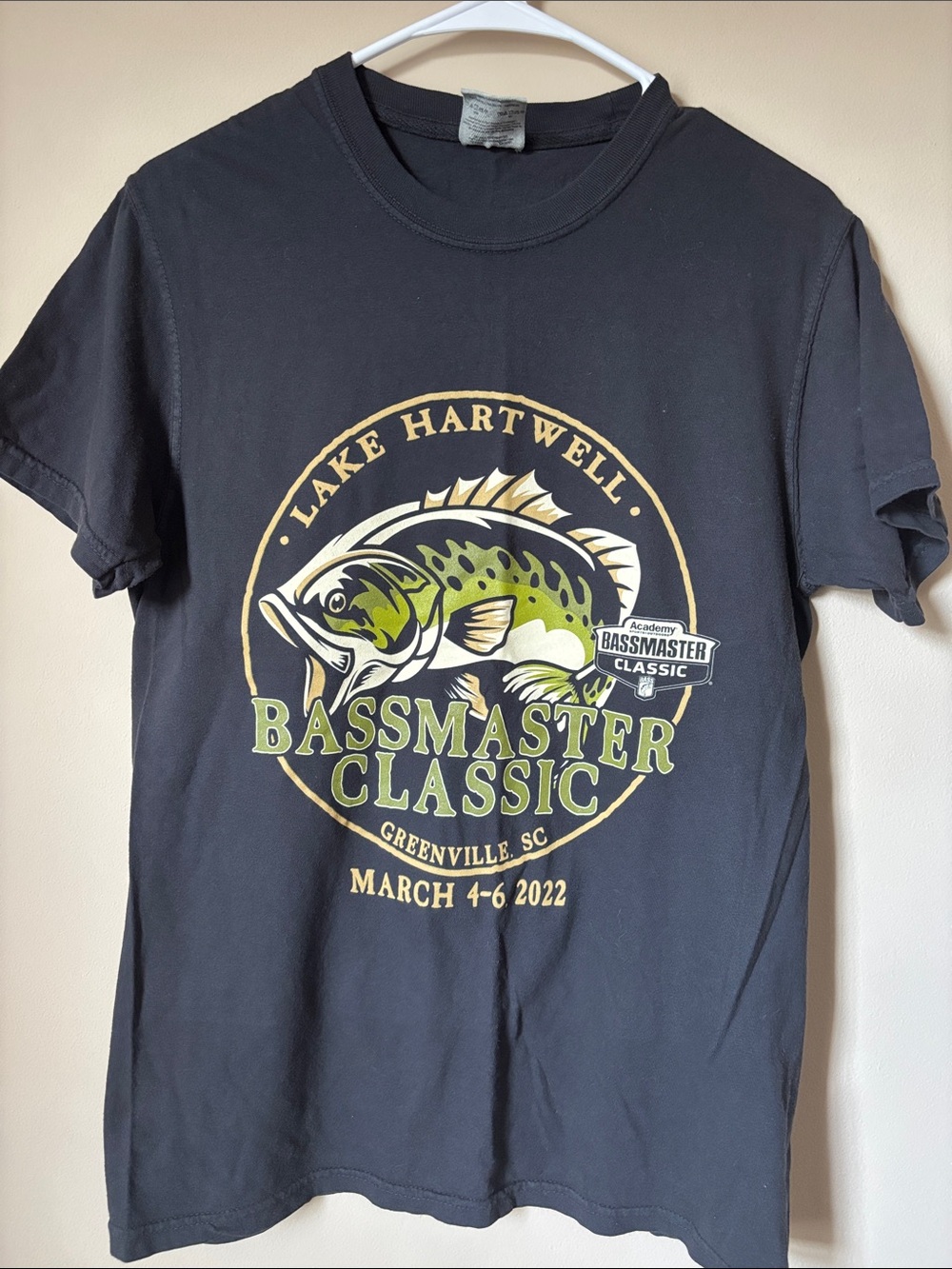 Bassmaster Classic Lake Hartwell Black Graphic T-Shirt